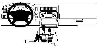 ProClip Monteringsbøyle Mitsubishi L200/Pick Up 97-05