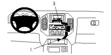 ProClip Monteringsbøyle Mitsubishi Pajero 00-06