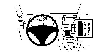 ProClip Monteringsbøyle Peugeot 206+ 09-13