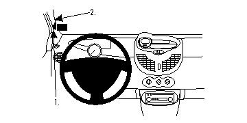 ProClip Monteringsbøyle Renault Twingo 08-12