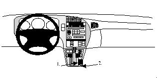 ProClip Monteringsbøyle Saab 9-5 98-05