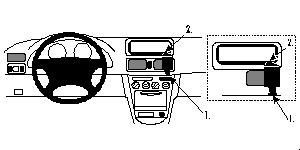 ProClip Monteringsbøyle Toyota Corolla 98-01