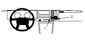 ProClip Monteringsbøyle Volvo 440/460 89-96