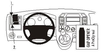 ProClip Monteringsbøyle Volkswagen Caravelle 04-09