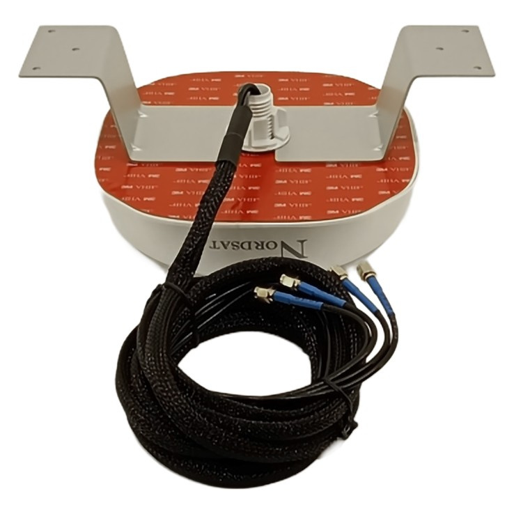 Nordsat 2G/3G/4G/5G omniantenne, rundstrålende 4x4 MIMO-antenne