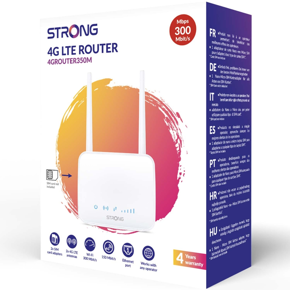 Strong 4GROUTER350M, kompakt 4G LTE-ruter