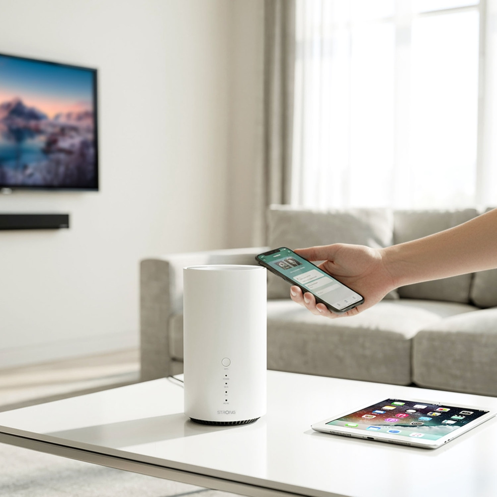 Kraftig 5G+-ruter, Wi-Fi 7 BE7200