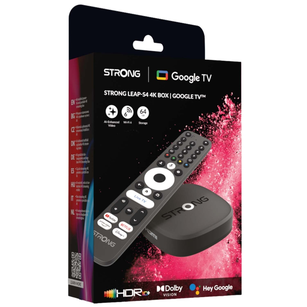 Strong LEAP-S4, 4K-strømmeboks med Google TV