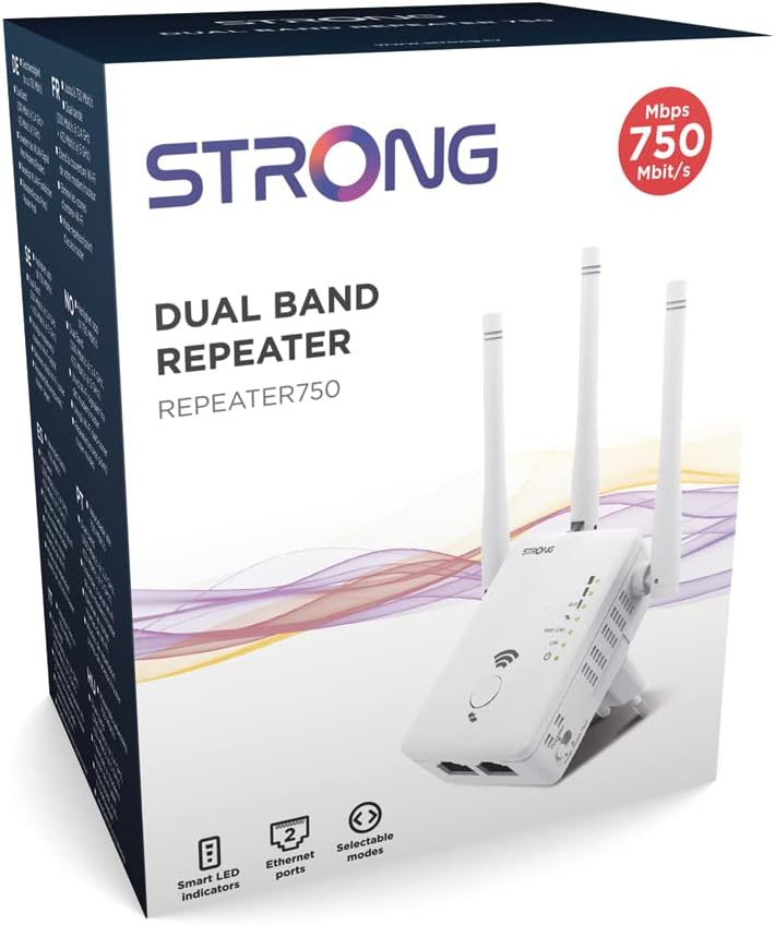 Strong Dual Band WiFi-Repeater 750 Mbit/s