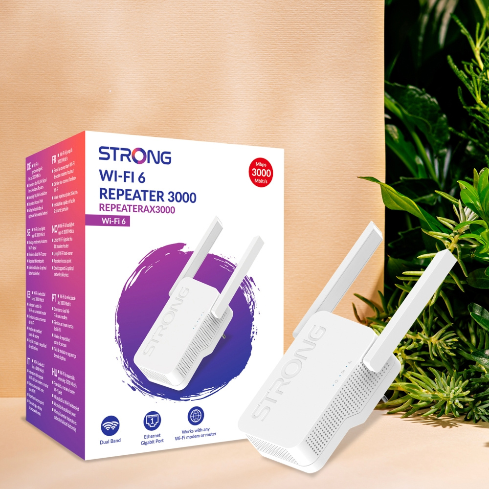 Strong REPEATERAX3000, Wi-Fi 6-repeater og tilgangspunkt