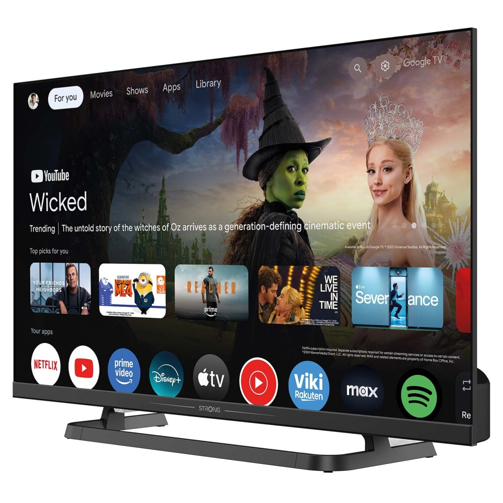 Strong SRT24HI4723C, 24-tommers HD LED-TV med Google TV