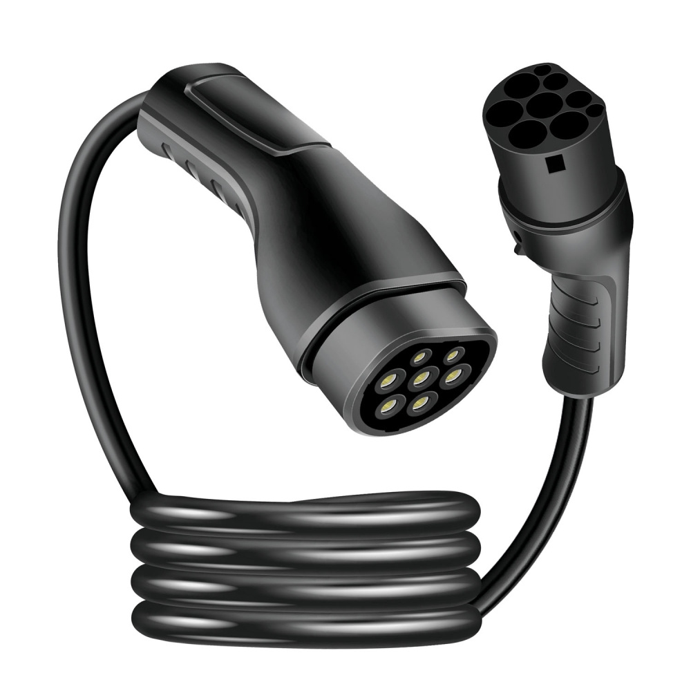 LogiLink EVC0122, Type 2-ladekabel 3-fase 32 A 22 kW 7,5 m