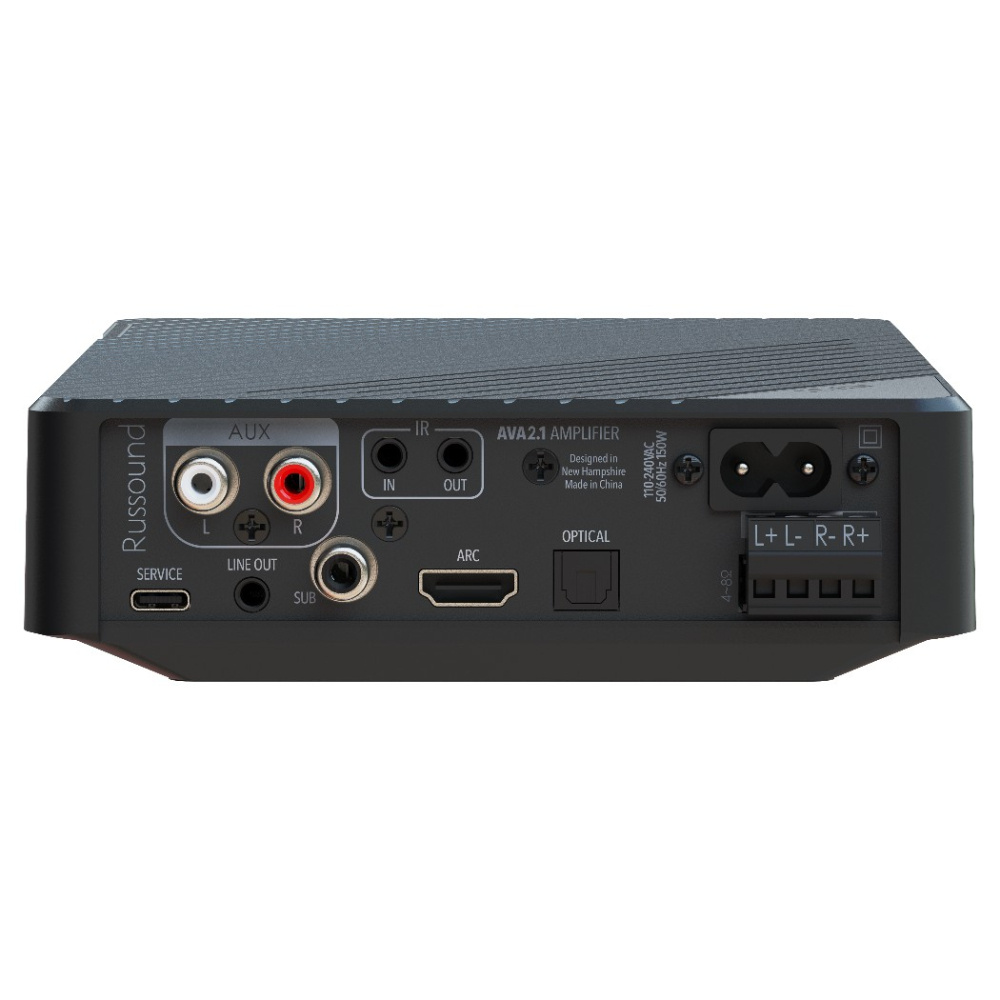 Russound AVA2.1, kompakt 2.1-forsterker med Bluetooth og HDMI ARC