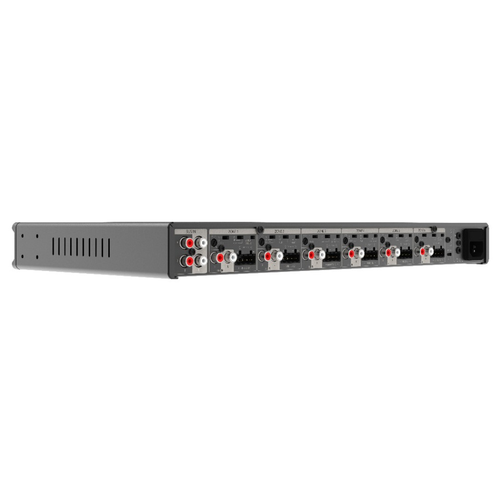 Russound D1290, multiromforsterker med 12 kanaler