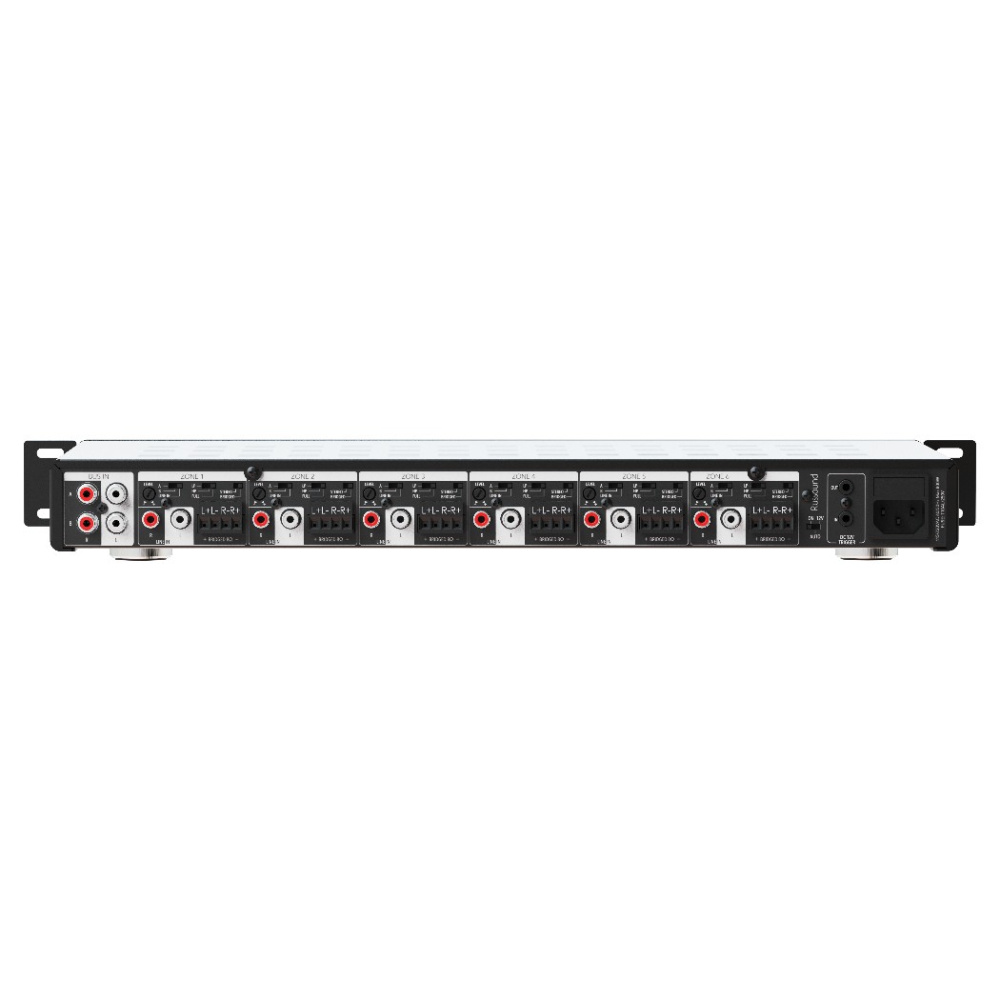 Russound D1290, multiromforsterker med 12 kanaler