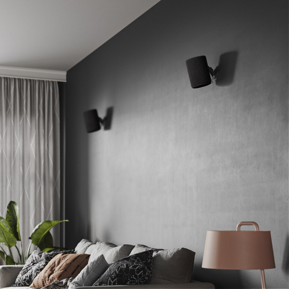 Audio Pro A10 MKII W, kompakt multiromshøyttaler med WiFi, svart stykk