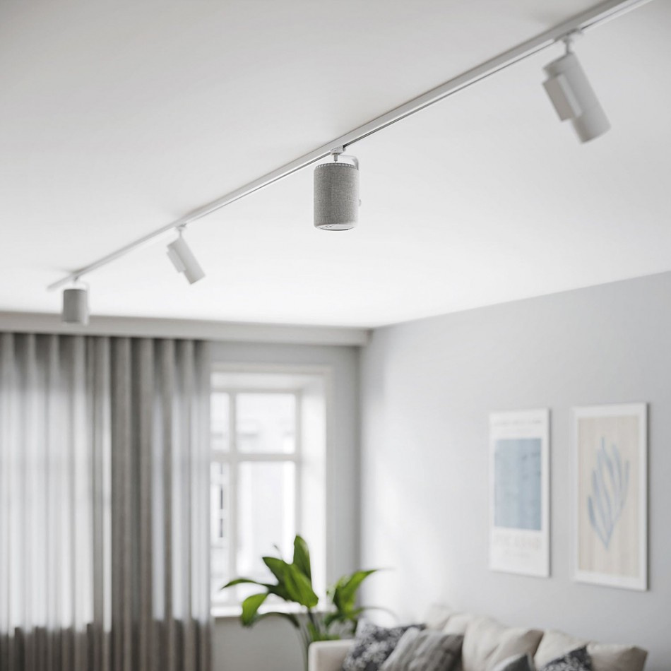 Audio Pro A10 MKII W, kompakt multiromshøyttaler med WiFi, lysegrå stykk