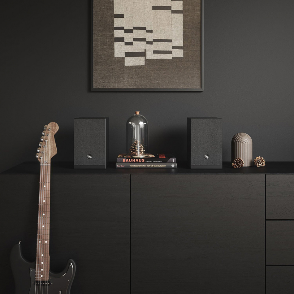 Audio Pro A28 W aktive stativhøyttalere med Wi-Fi, svart