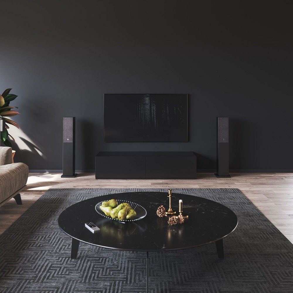 Audio Pro A36 gulvhøyttaler med Wifi & Bluetooth, svart par