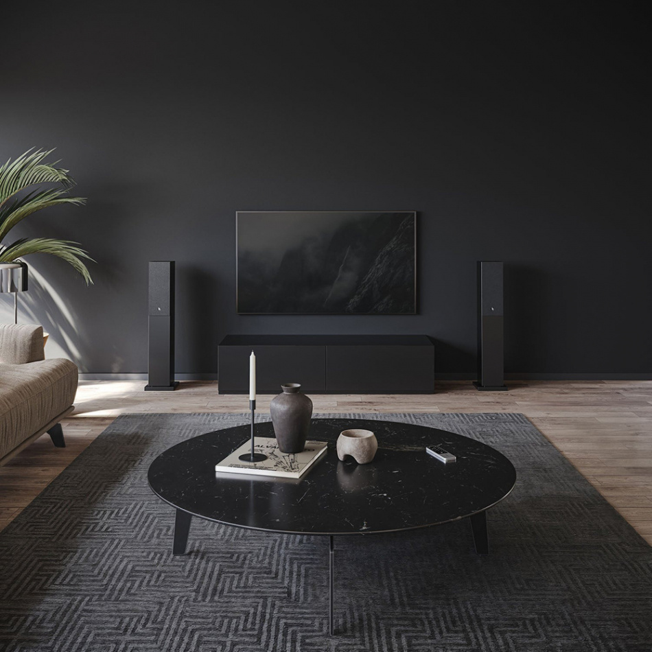 Audio Pro A38 W aktive gulvhøyttalere med Wi-Fi, svart