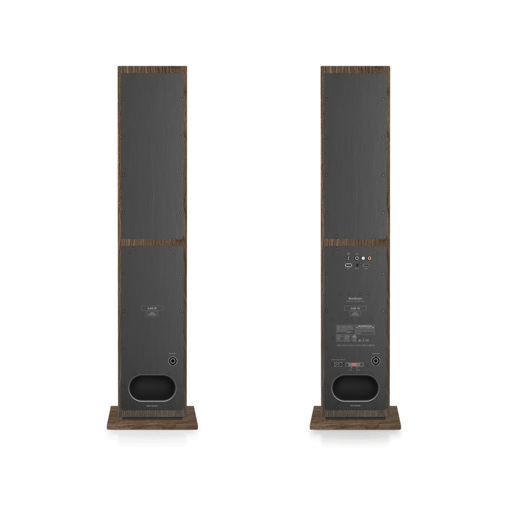 Audio Pro A48 W aktive høyttalere med HDMI, valnøtt par