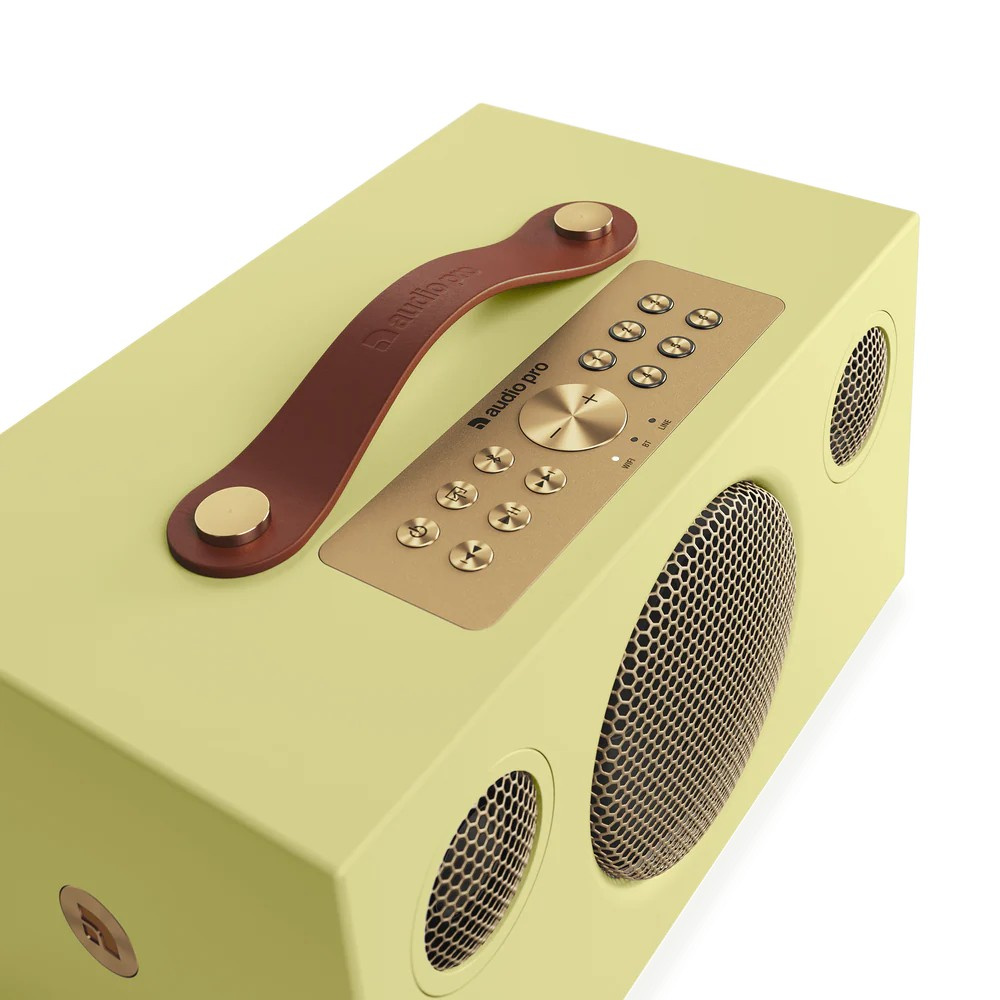 Audio Pro C5 MKII W, WiFi-høyttaler, Classic Yellow