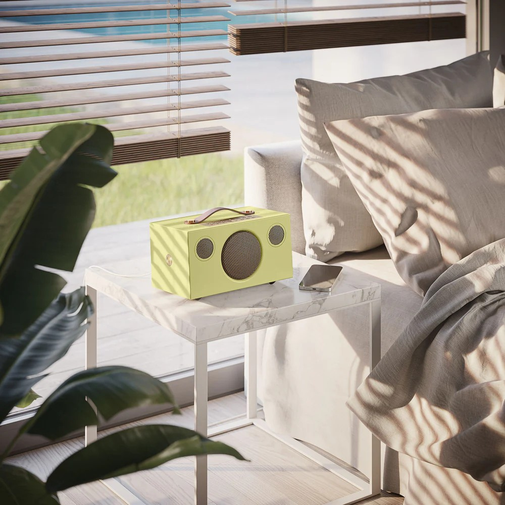 Audio Pro C5 MKII W, WiFi-høyttaler, Classic Yellow