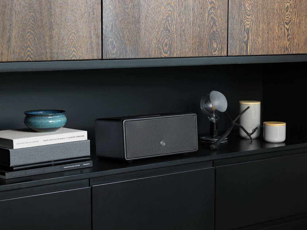 Audio Pro Drumfire D-2 Wifi-högtalare med Google Cast & AirPlay 2, svart