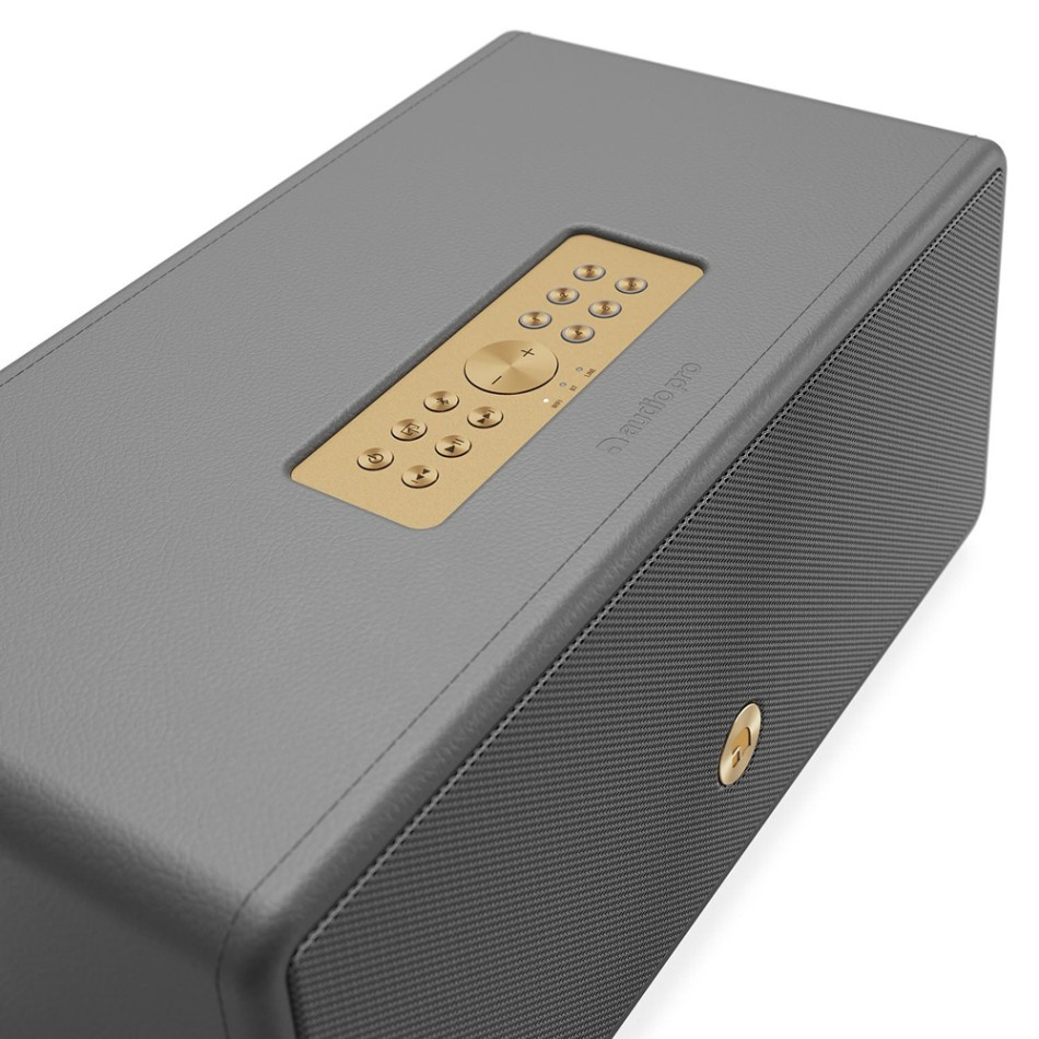 Audio Pro Drumfire D-2 W høyttaler med Chromecast & AirPlay 2, grå