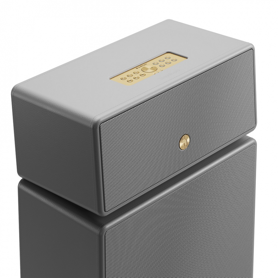 Audio Pro Drumfire II wifi-høyttaler med Google Cast & AirPlay 2, grå