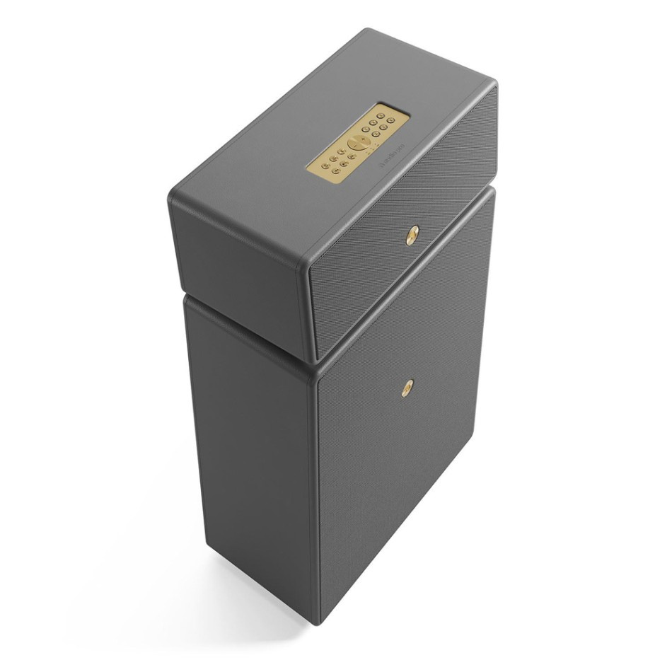 Audio Pro Drumfire II W Wi-Fi-høyttaler med Google Cast & AirPlay 2, grå