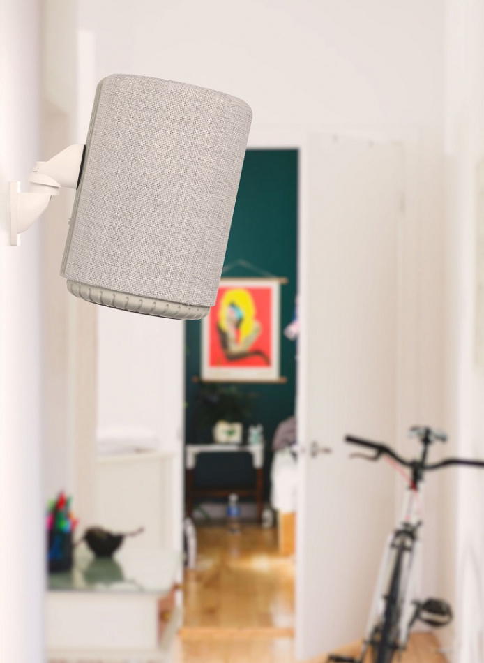 Audio Pro G10 i lysegrå, stemmestyrt smarthøyttaler