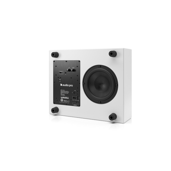 Audio Pro Business SUB-1, trådløs subwoofer hvit