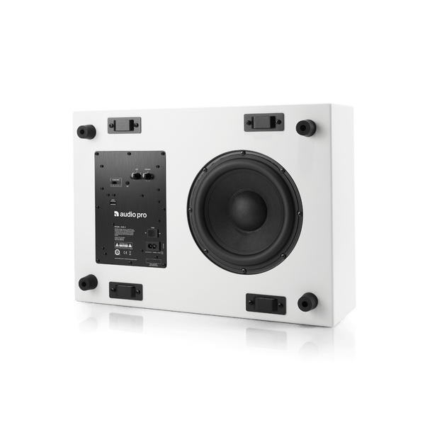 Audio Pro Business SUB-3, trådløs subwoofer hvit