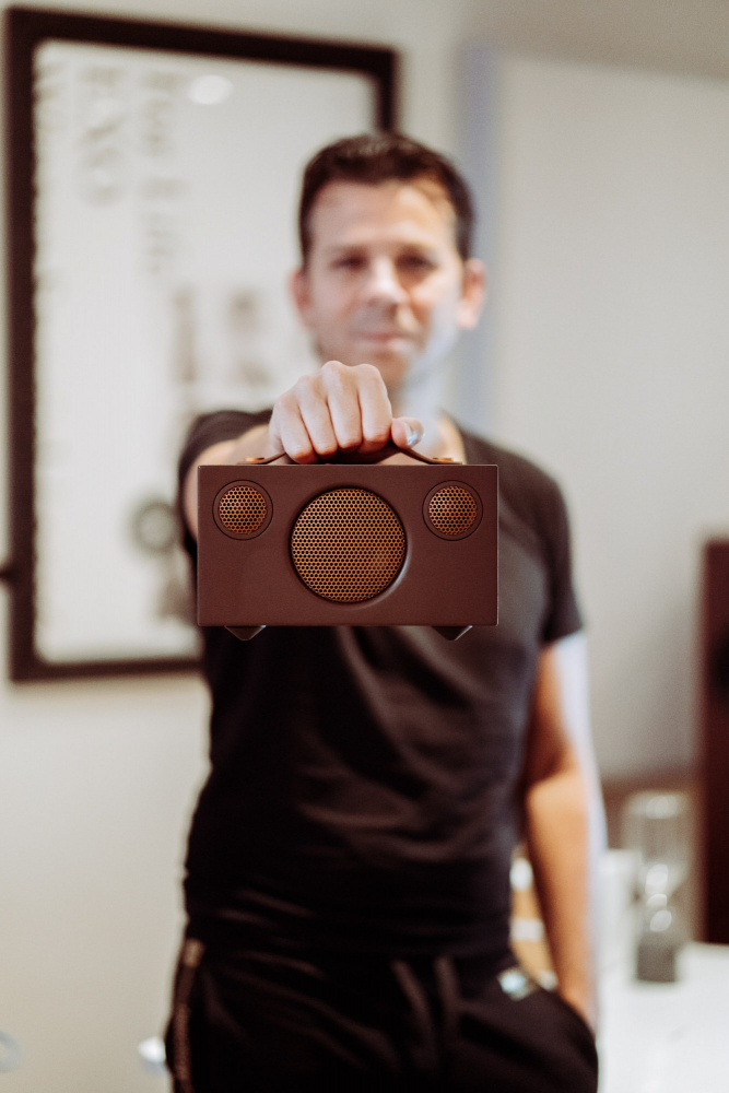 Audio Pro Addon T3+ Bluetooth-høyttaler, Stone