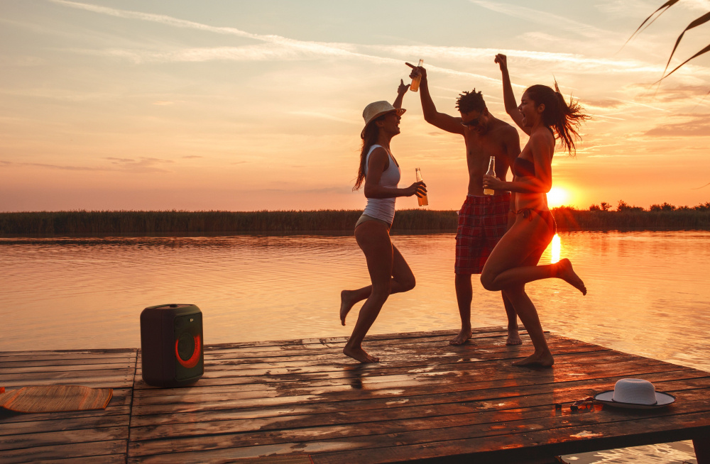 Klipsch Gig XL, bærbar festhøyttaler med mikrofon og Bluetooth