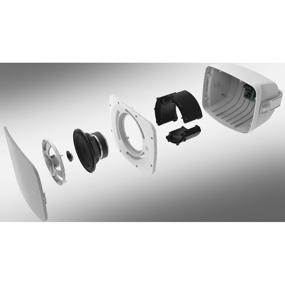 Klipsch PSM-450-T, værbestandig installasjonshøyttaler, hvit, stk.