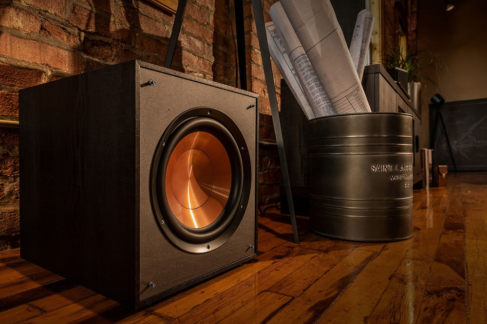 Klipsch R-120SW aktiv subwoofer, svart