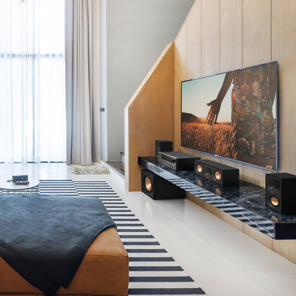 Klipsch R-40M stativhögtalare, svart