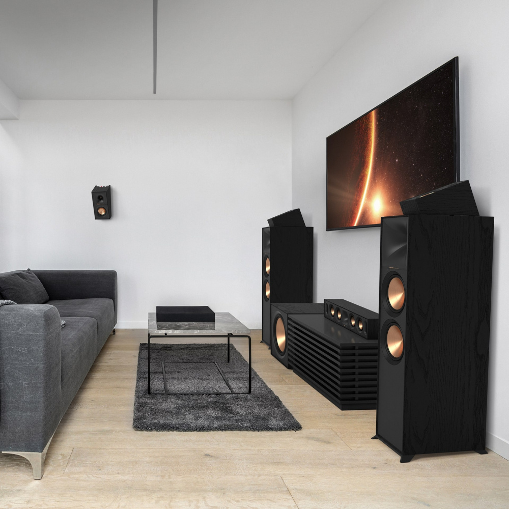 Klipsch R-40SA Dolby Atmos-högtalare, svart