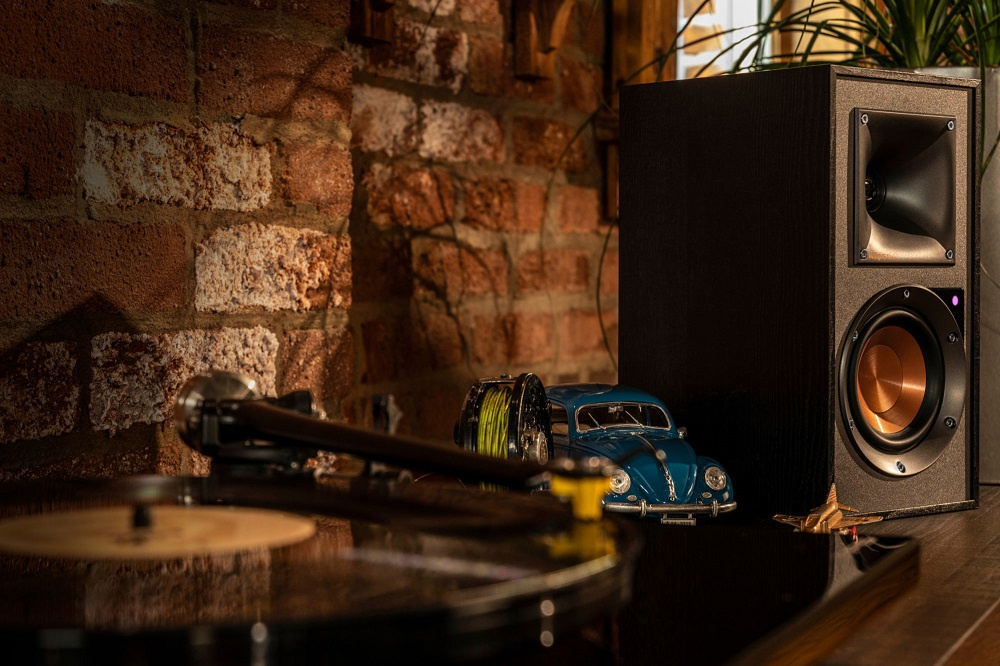 Klipsch R-41PM aktiv høyttalere med Bluetooth, svart par