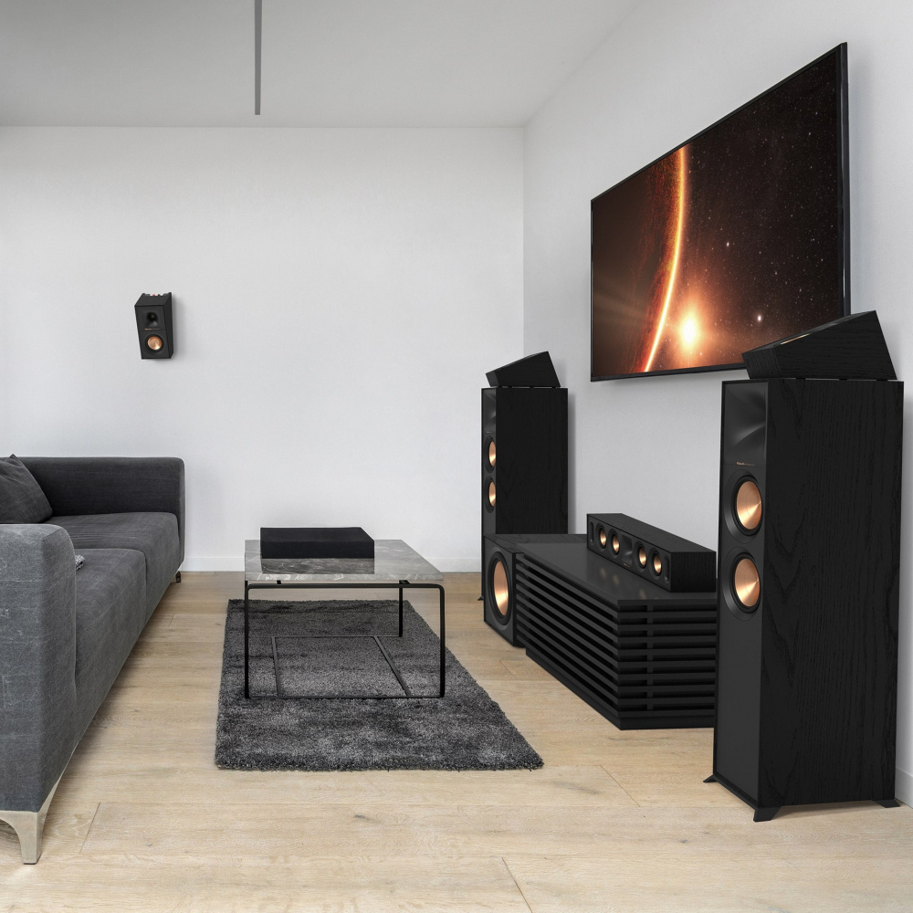 Klipsch R-600F gulvhøyttalere, svart par