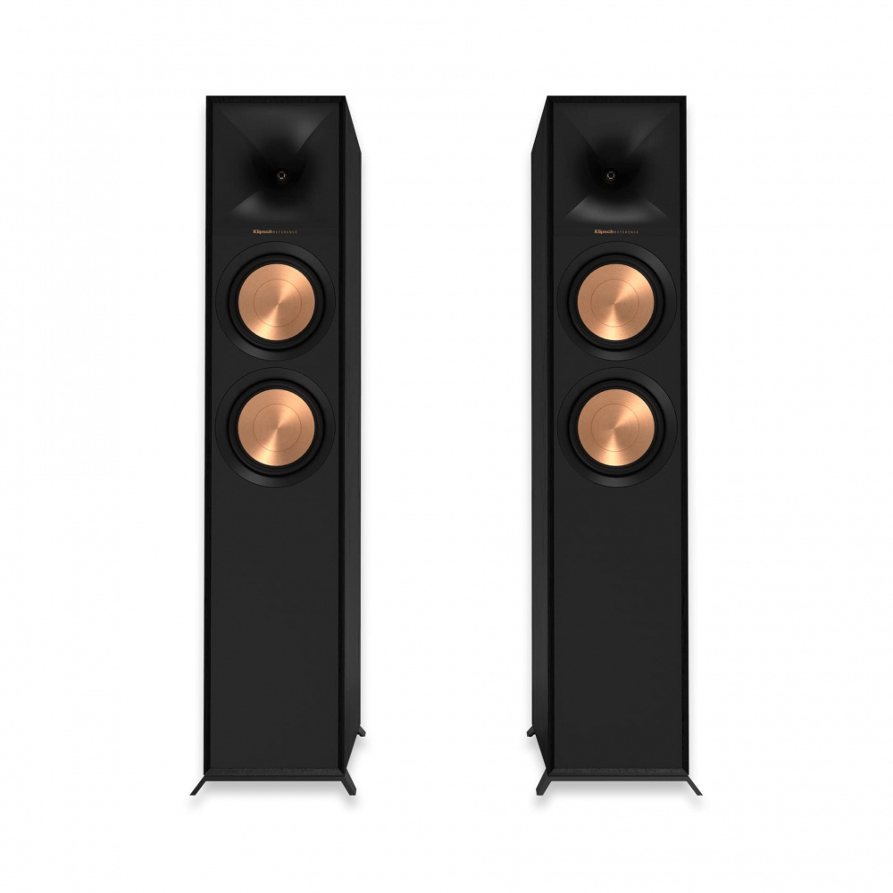 Klipsch R-605FA golvhögtalare med Dolby Atmos, svart par