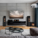 Klipsch R-605FA golvhögtalare med Dolby Atmos, svart par Klipsch R-605FA golvhögtalare med Dolby Atmos, svart par