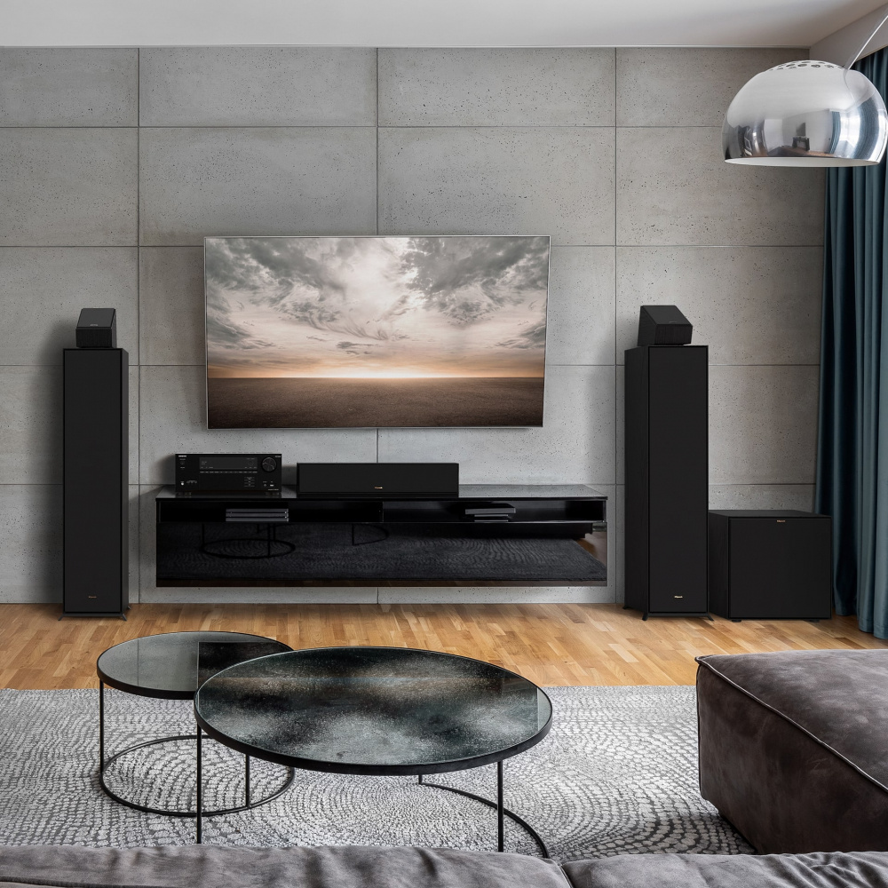 Klipsch R-800F golvhögtalare, svart par