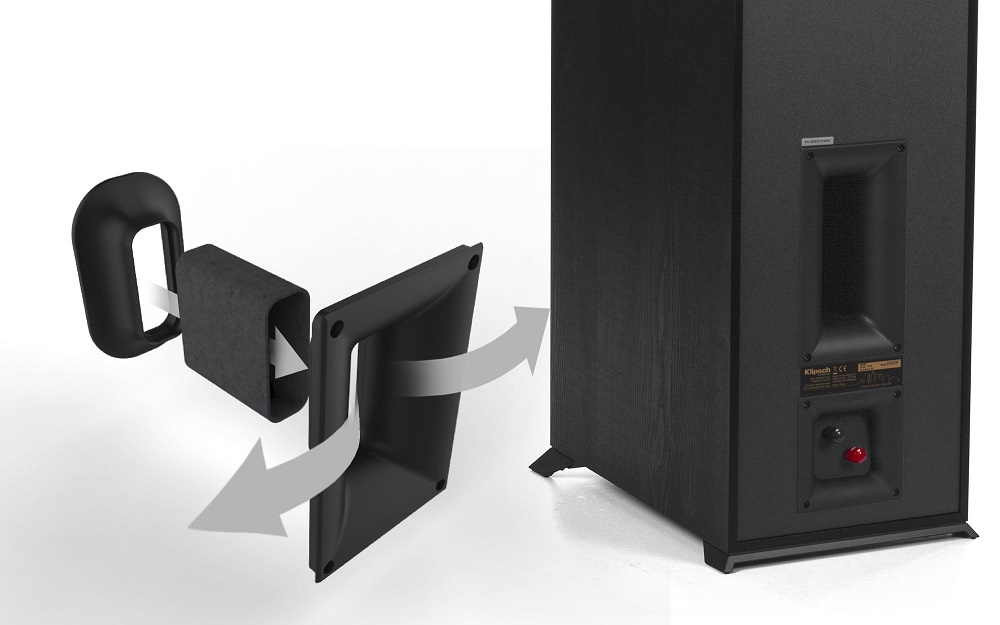 Klipsch R-820F gulvhøyttaler, svart par