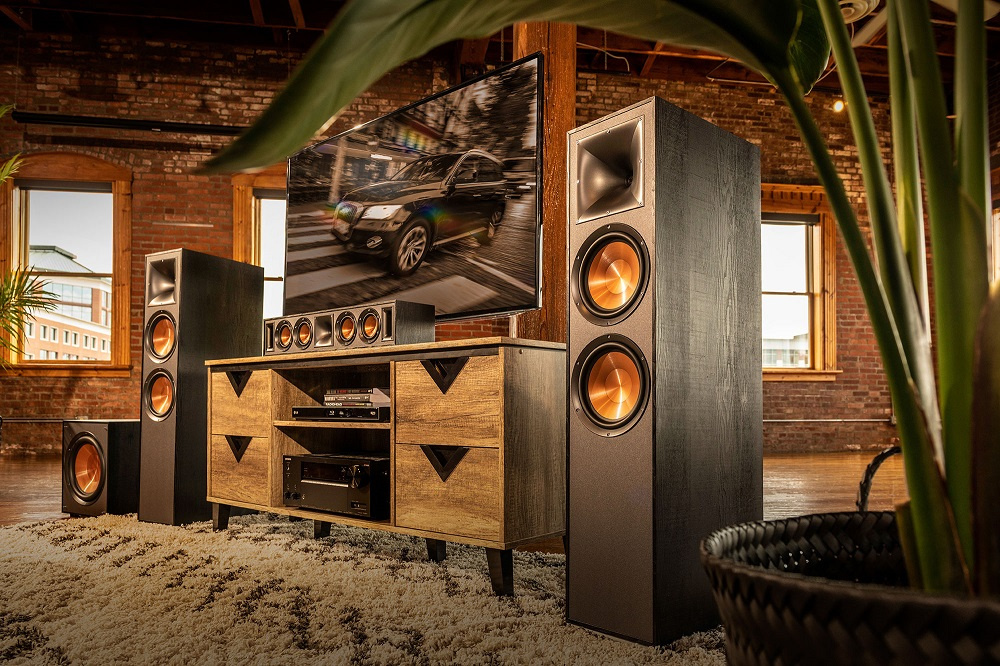 Klipsch R-820F gulvhøyttaler, svart par