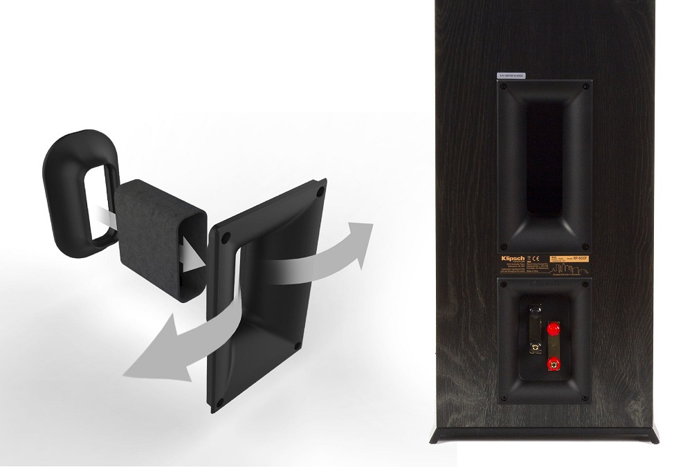 Klipsch RP-8000F gulvhøyttalere, svart