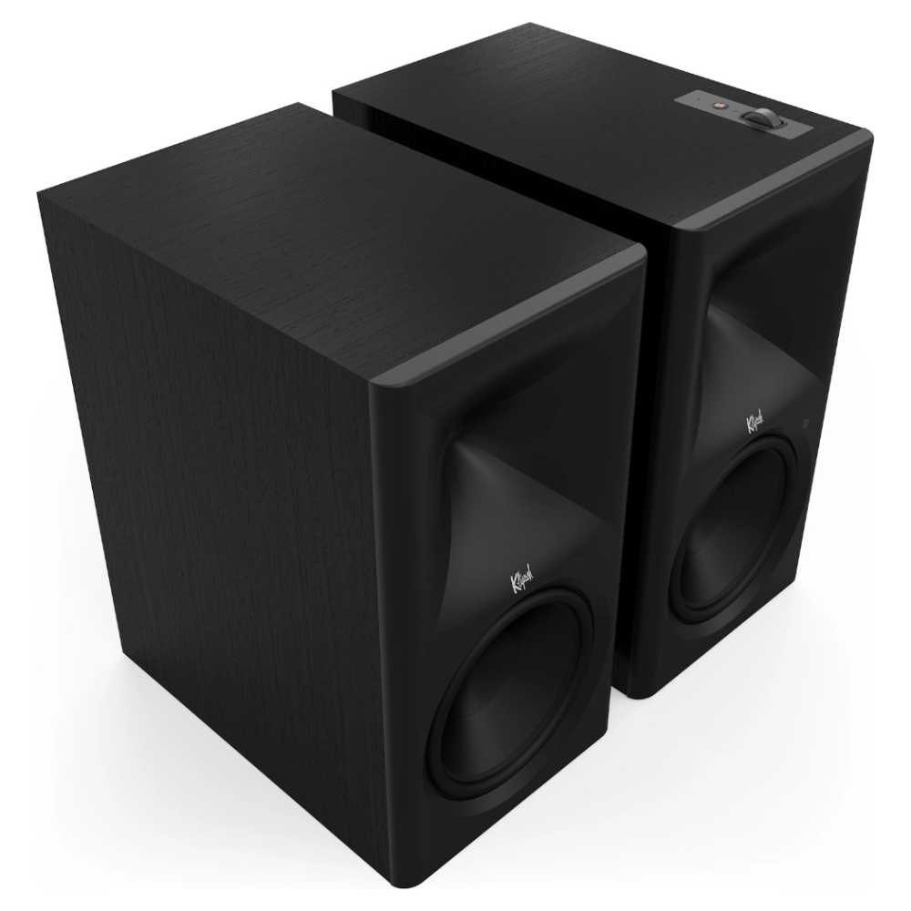 Klipsch The Nines II aktive strømmehøyttalere med HDMI og Dolby Atmos, svart par