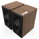 Klipsch The Nines II aktive streaminghøyttalere med HDMI & Dolby Atmos, valnøtt par Klipsch The Nines II aktive streaminghøyttalere med HDMI & Dolby Atmos, valnøtt par